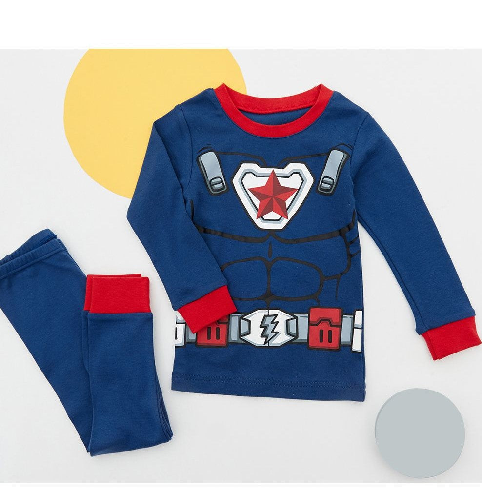 Boys Organic Cotton Pyjamas - Captain America (Korean Design)