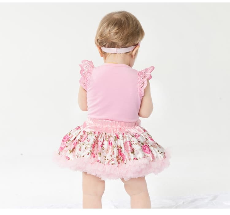 Floral TuTu Skirt for 0-2 Years baby