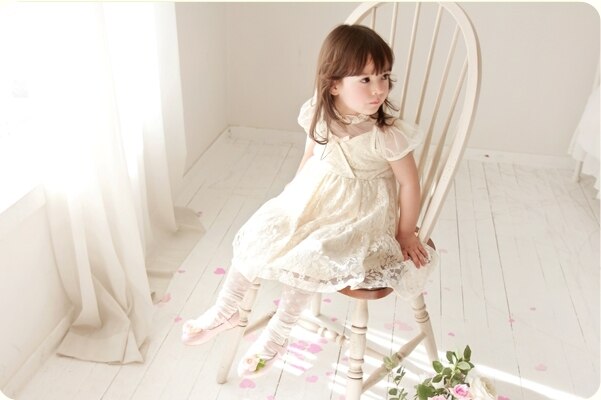 Deluxe Avene Ivory Dress ( Made in Korea)
