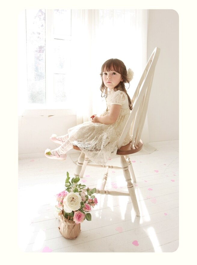 Deluxe Avene Ivory Dress ( Made in Korea)