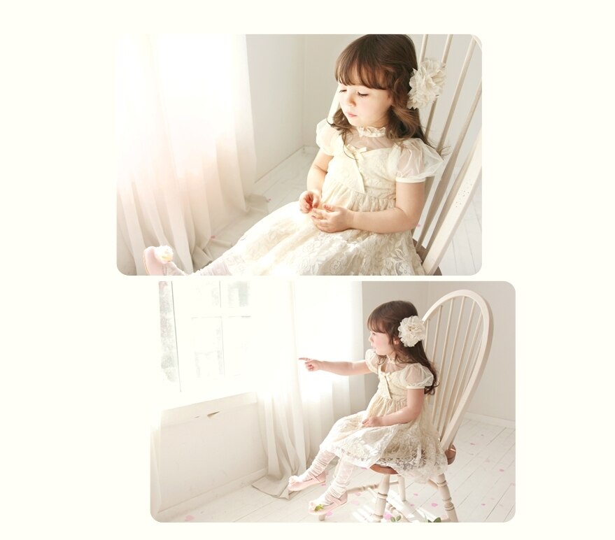 Deluxe Avene Ivory Dress ( Made in Korea)