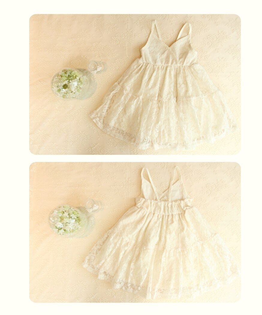 Deluxe Avene Ivory Dress ( Made in Korea)