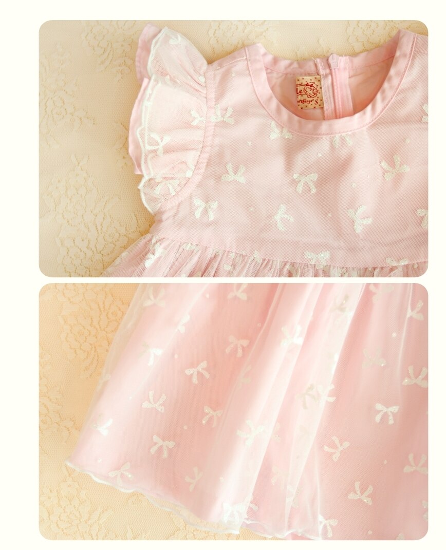 Deluxe Ellen Shu Pink Dress- 6 Years Only ( Made in Korea)