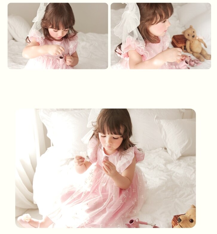 Deluxe Ellen Shu Pink Dress- 6 Years Only ( Made in Korea)