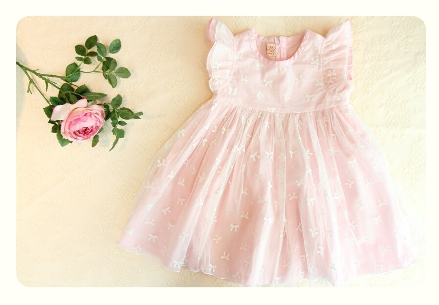 Deluxe Ellen Shu Pink Dress- 6 Years Only ( Made in Korea)
