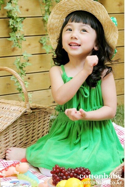 Deluxe Sugar Donut Green Dress (Made in Korea)